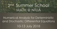 Θερινό Σχολείο Μαθηματικών: “Numerical Analysis for Deterministic and Stochastic Differential Equations"