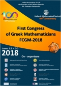 First Congress of Greek Mathematicians FCGM-2018,  June 25-30, 2018, Athens